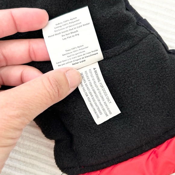 Kong Red Puffer Vest with Zipper Closure - Picture 4 of 11